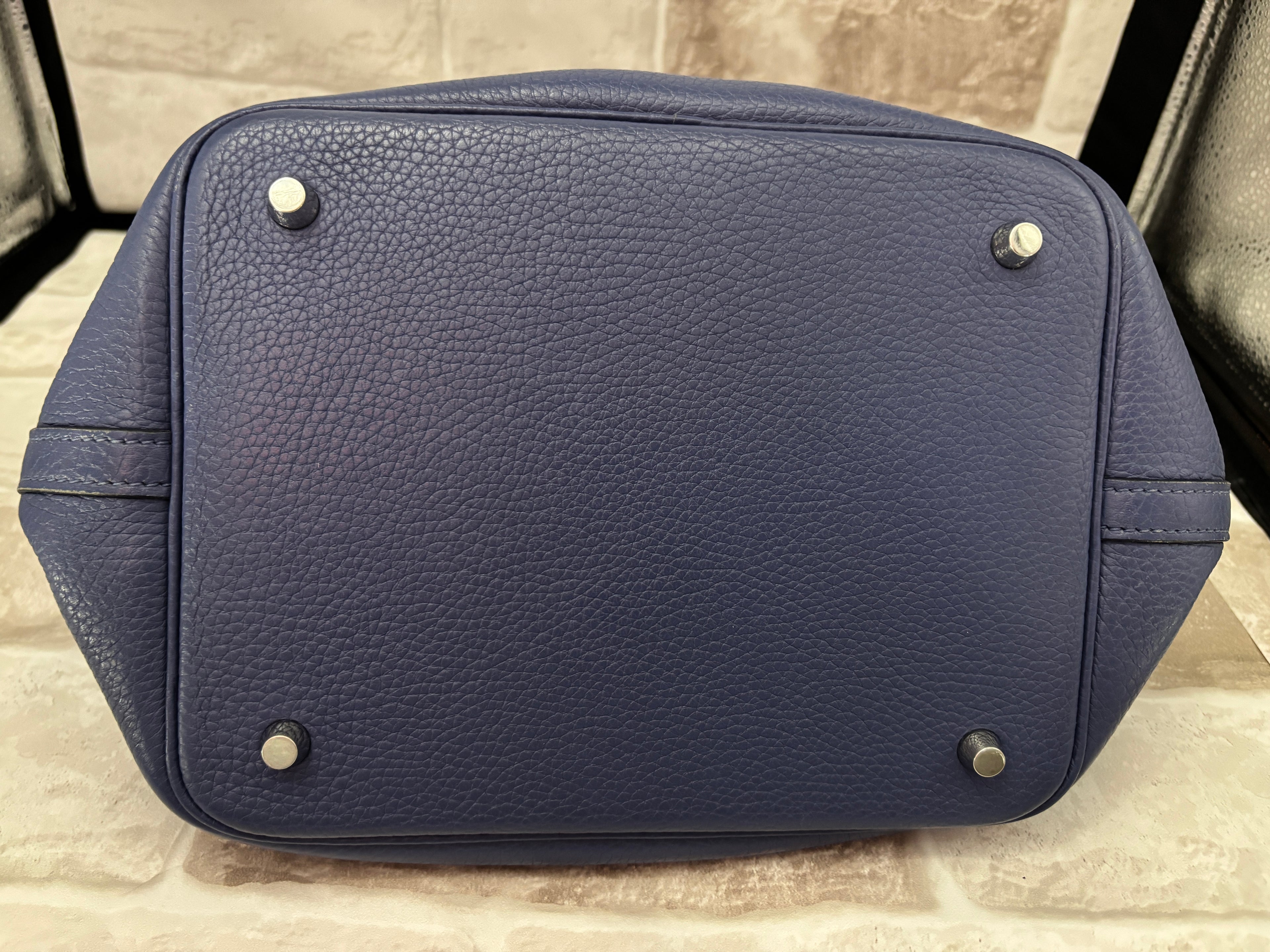 【即購入OK】超美品❣️エルメス ピコタンロック ブルー バイカラー