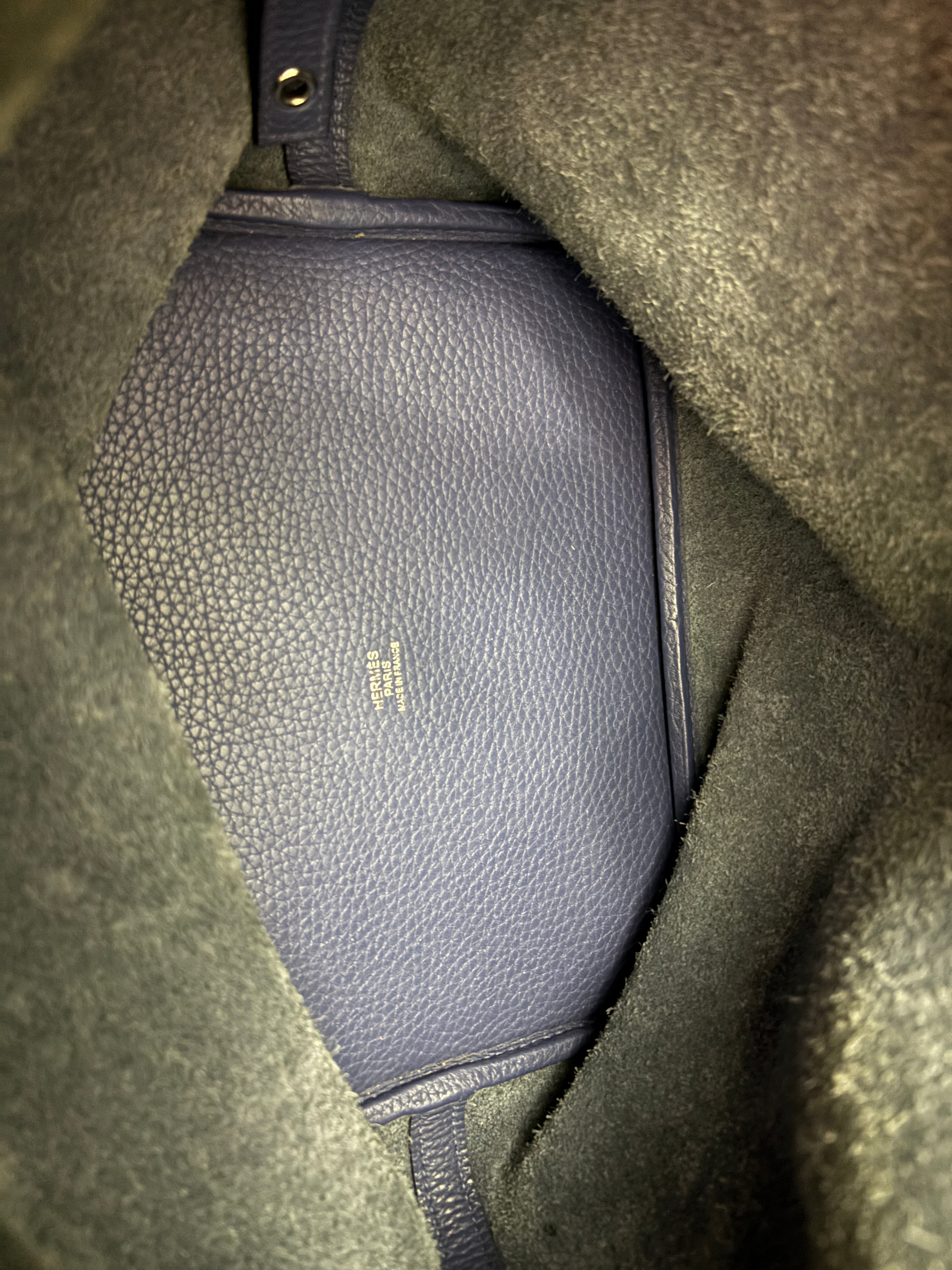 【即購入OK】超美品❣️エルメス ピコタンロック ブルー バイカラー